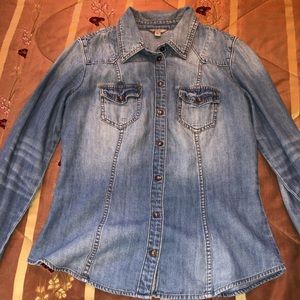 Guess jean shirt
